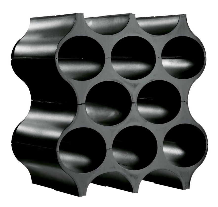 Koziol Set Up Wijnrek 36Cm Zwart koziol kopen in de aanbieding