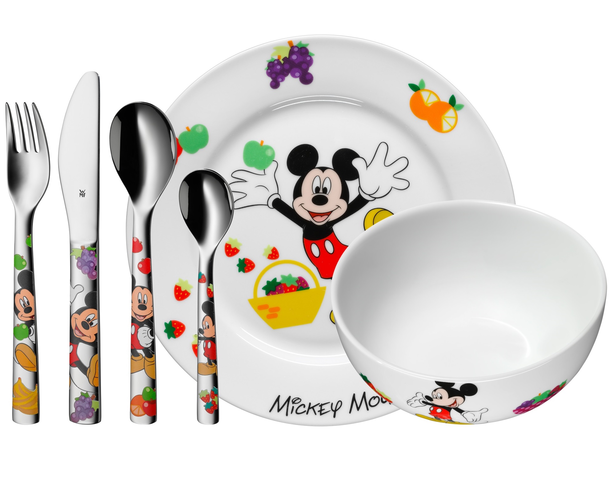 WMF Kinderbestek Kids Disney Mickey Mouse 6-Delig WMF Kinderbestek Kids Disney Mickey Mouse 6-Delig
