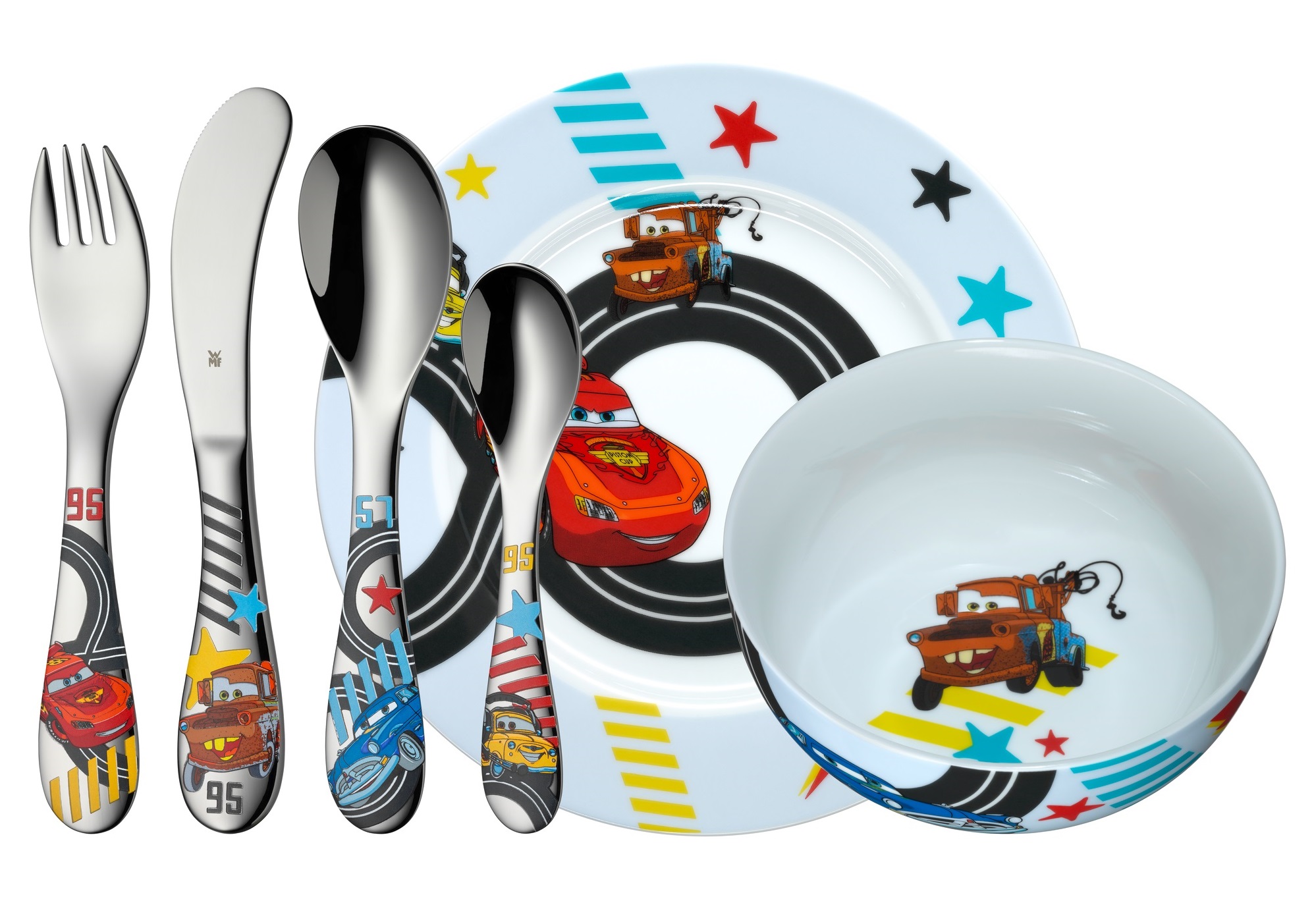 WMF Kinderbestek Kids Disney Cars 2 - 6-Delig WMF Kinderbestek Kids Disney Cars 2 - 6-Delig