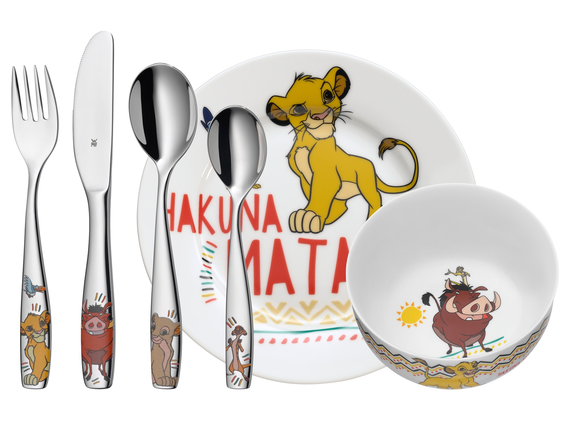 WMF Kinderbestek Kids Disney Lion King 6-Delig WMF Kinderbestek Kids Disney Lion King 6-Delig
