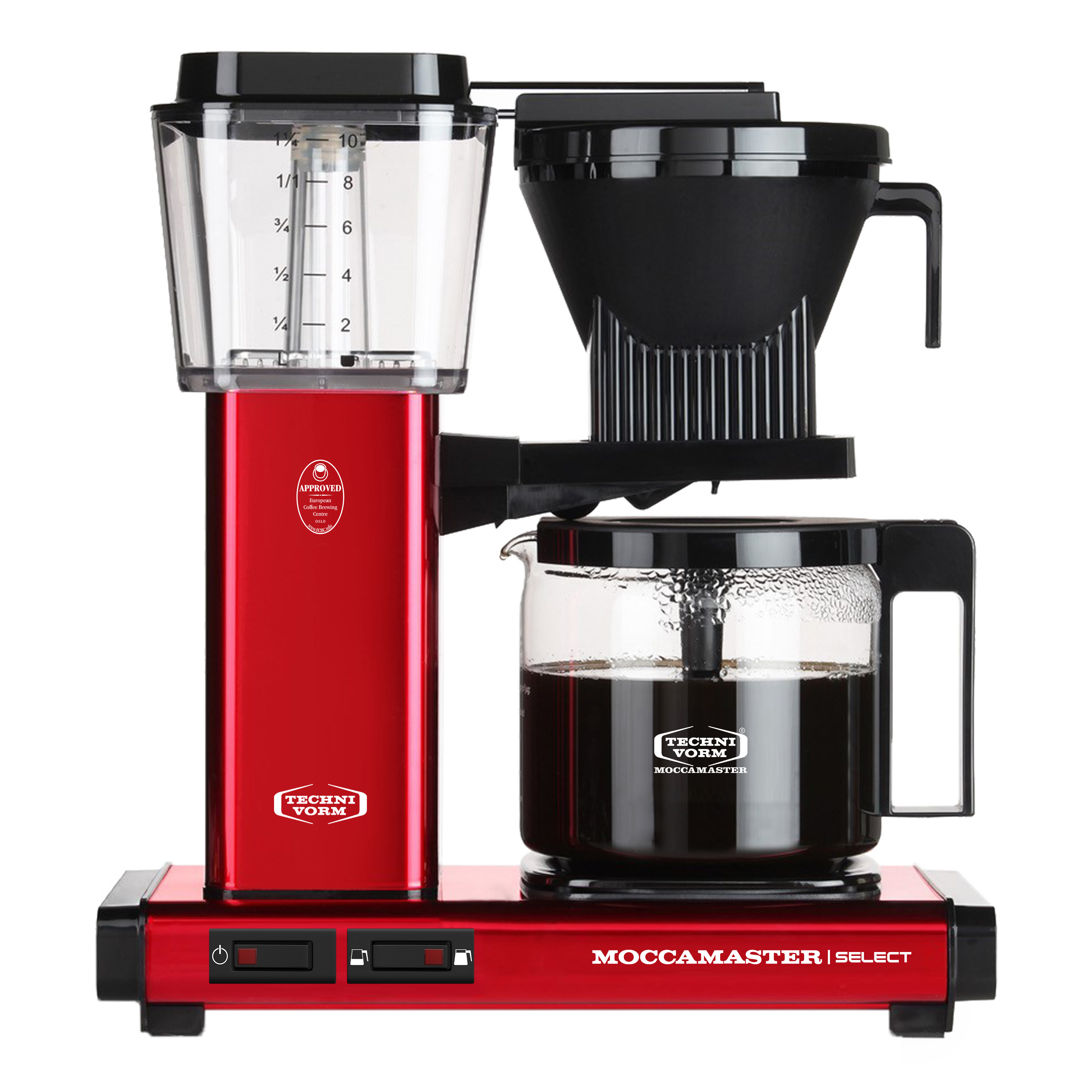 Moccamaster Koffiezetapparaat KBG Select Red Metallic Moccamaster Koffiezetapparaat KBG Select Red Metallic