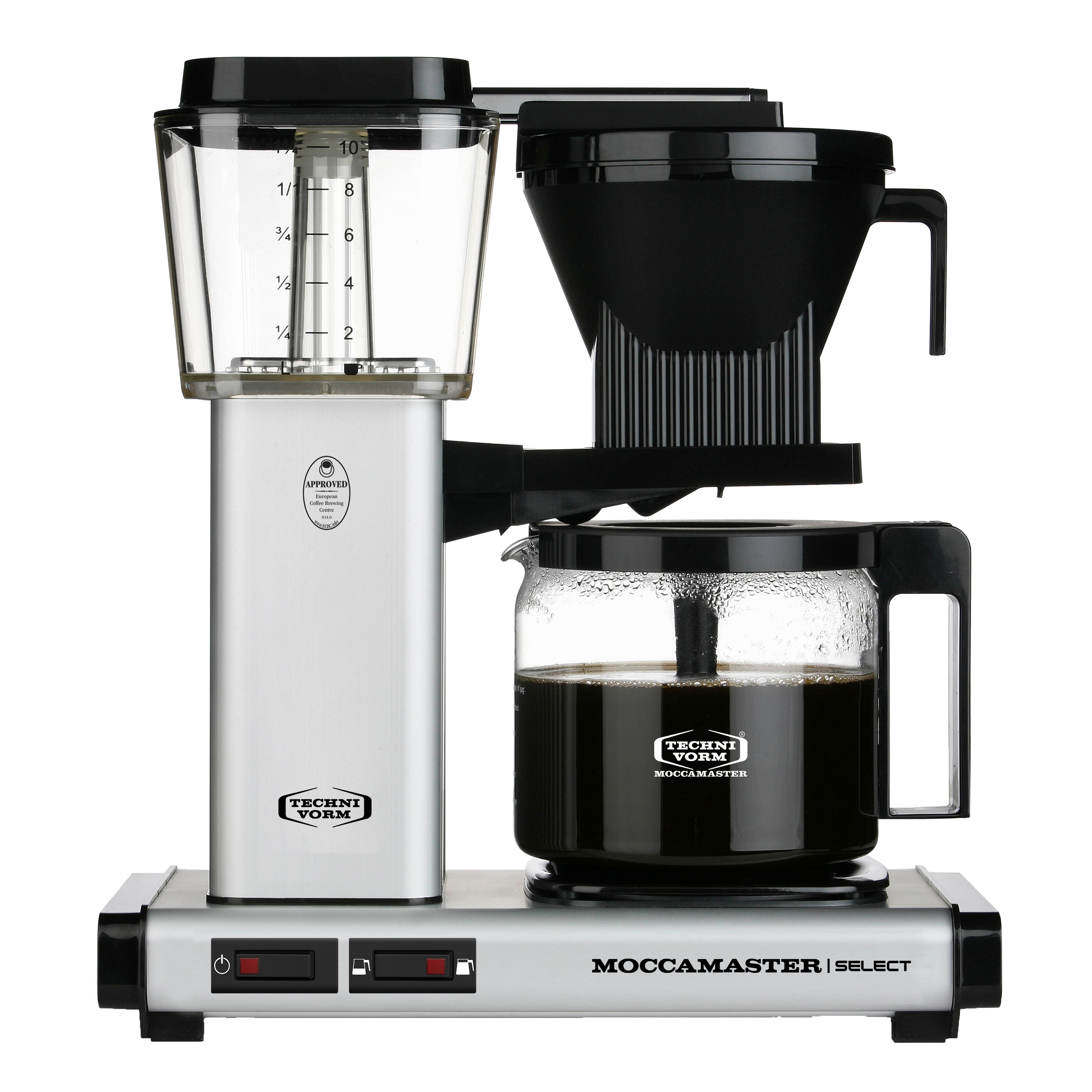 Moccamaster Koffiezetapparaat KBG Select Matt Silver Moccamaster Koffiezetapparaat KBG Select Matt Silver