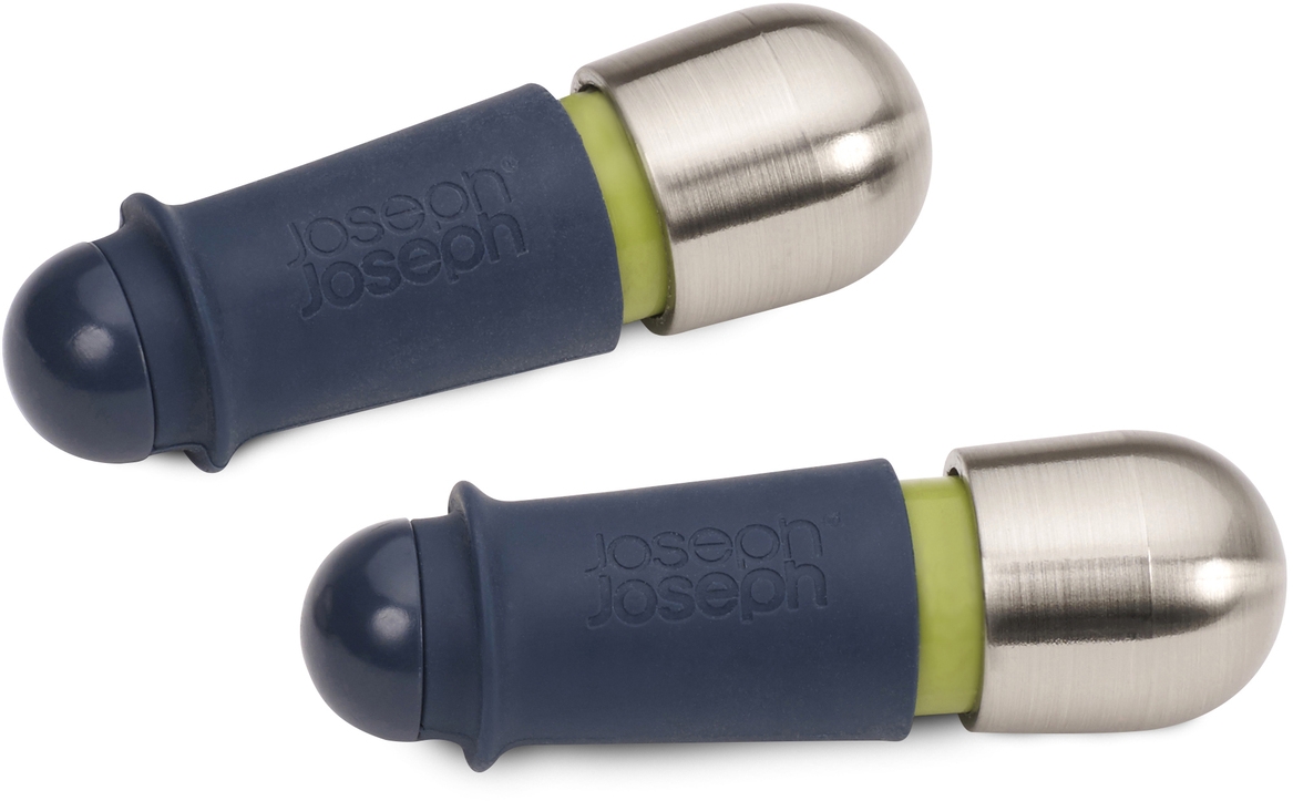 Joseph Joseph Wijnstoppers Barwise Twist-Lock - 2 Stuks Joseph Joseph Wijnstoppers Barwise Twist-Lock - 2 Stuks