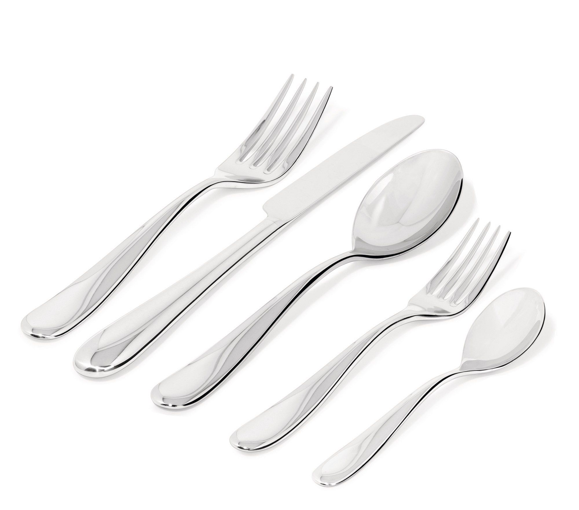 Alessi Nuovo Milano 5 Delige Bestekset 5180S5 Door Ettore Sottsass alessi kopen in de aanbieding