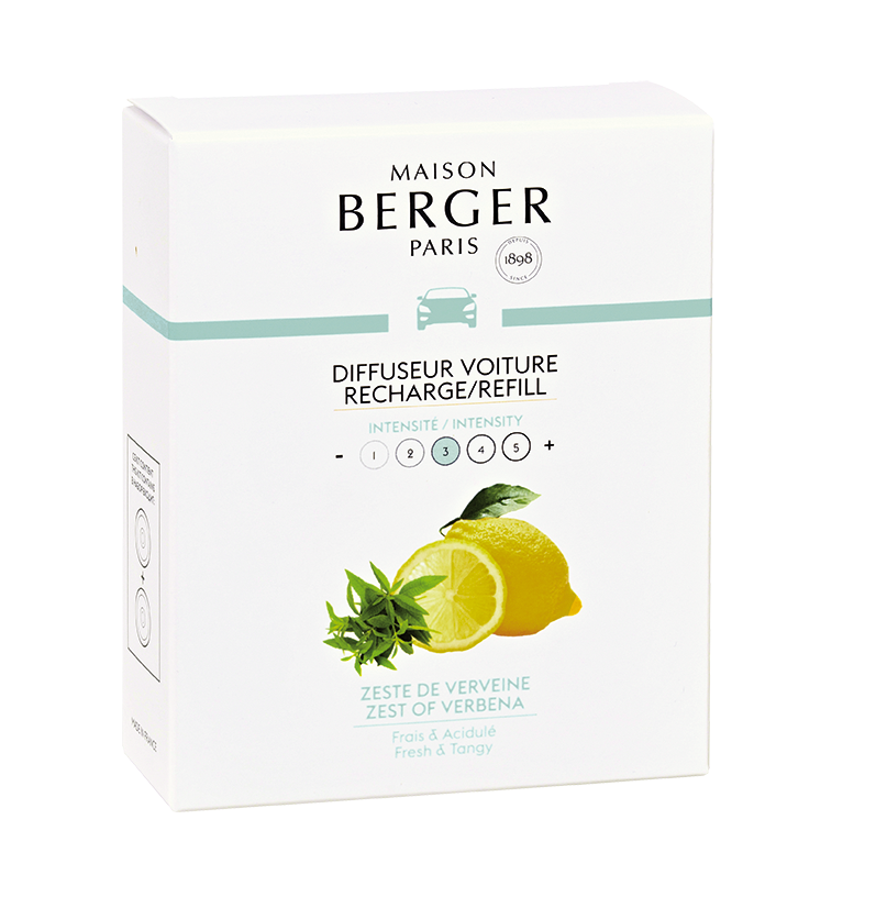 Maison Berger Autoparfum Zest Of Verbena 2 Stuks maison berger kopen in de aanbieding