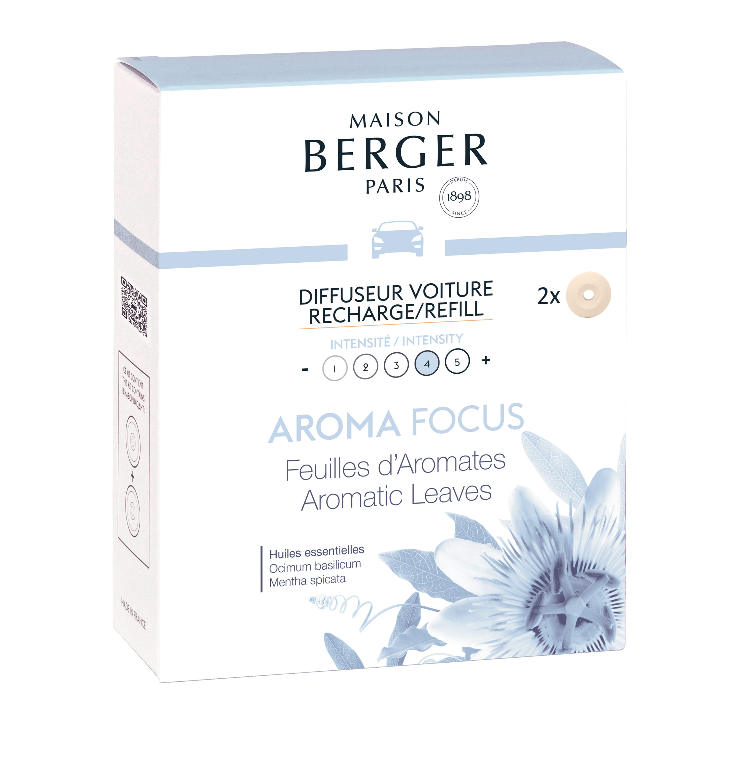 Maison Berger Autoparfum Navulling Aromatic Leaves - 2 Stuks Maison Berger Autoparfum Navulling Aromatic Leaves - 2 Stuks