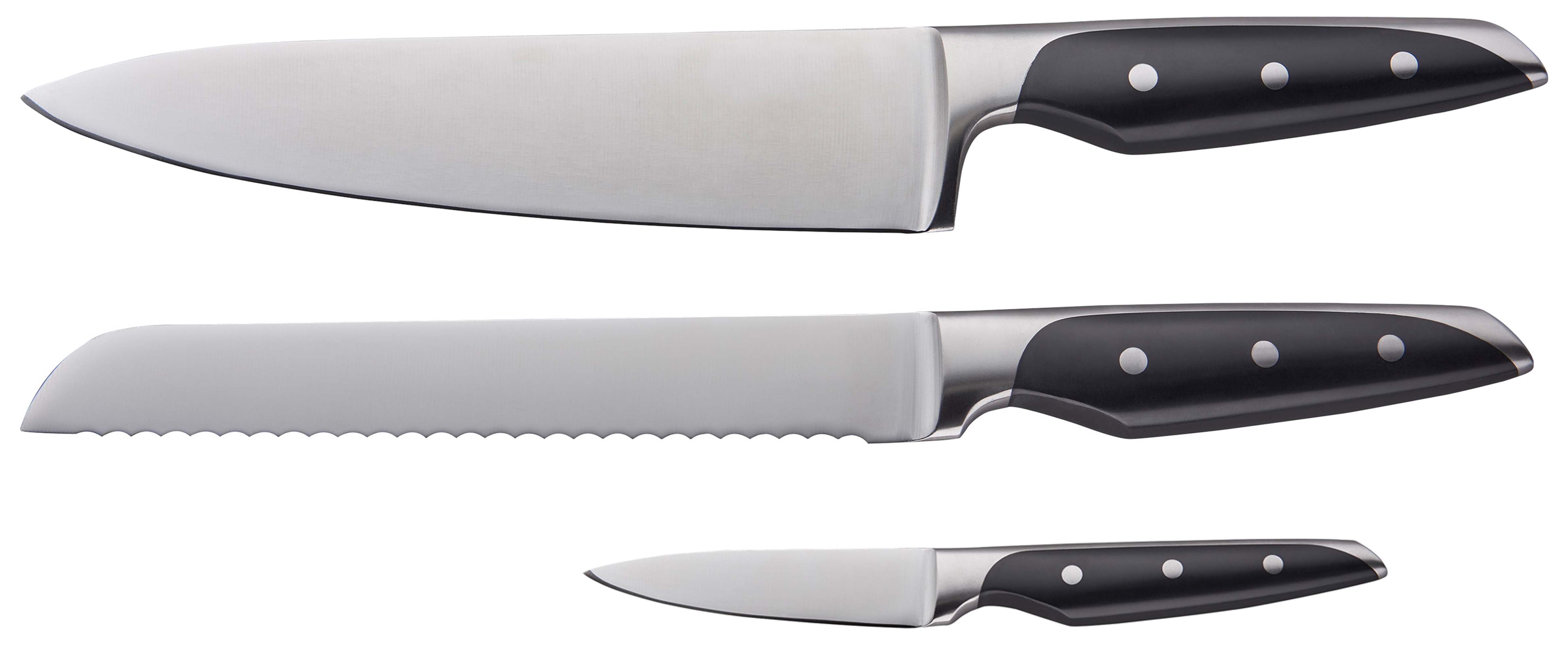 Masterchef Messenset Classic Rivet 3-Delig Masterchef Messenset Classic Rivet 3-Delig