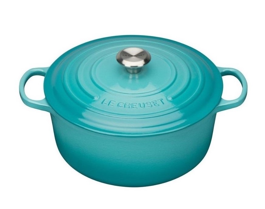 Le Creuset Braadpan Signature Caraïbisch Blauw Ø 24 cm