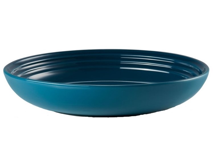 Le Creuset Diep Bord Deep Teal O 22 le creuset kopen in de aanbieding