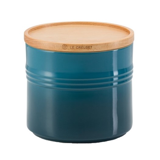 Le Creuset Voorraadpot Deep Teal 1.4 Liter Le Creuset Voorraadpot Deep Teal 1.4 Liter