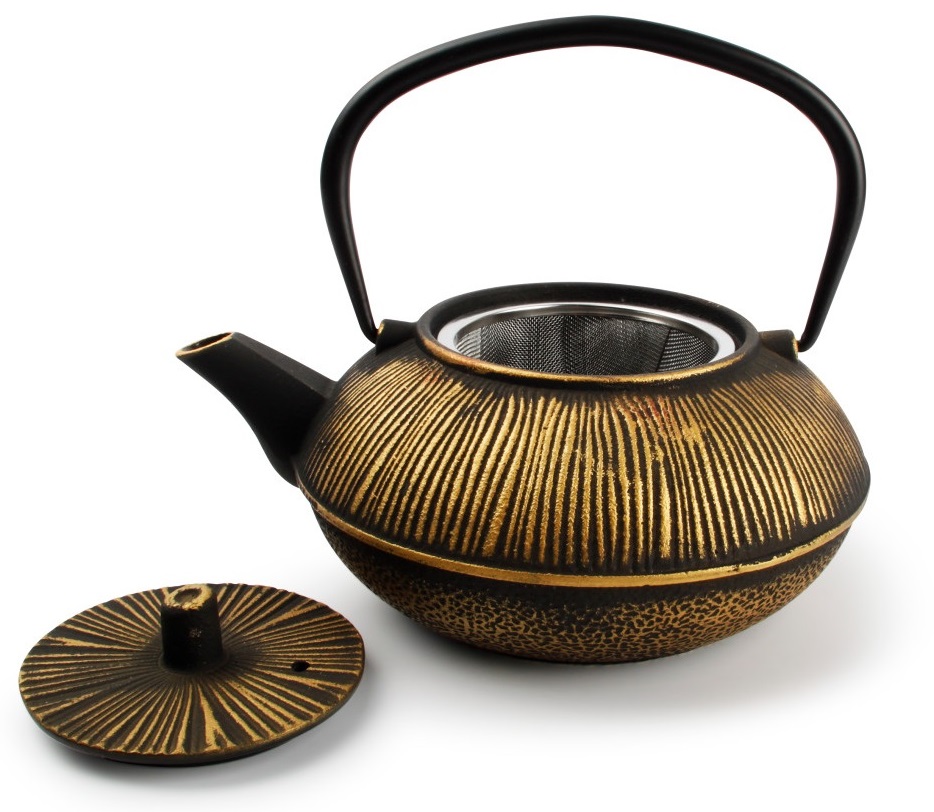 Salt & Pepper Theepot My Tea Zwart/Goud Strepen 0.8 Liter Salt & Pepper Theepot My Tea Zwart/Goud Strepen 0.8 Liter