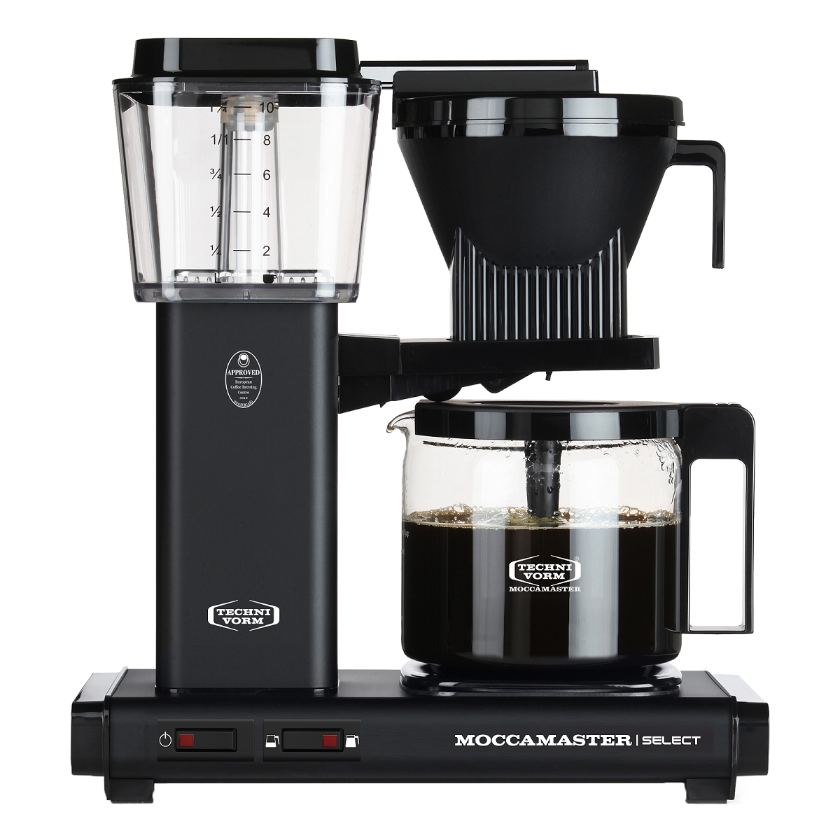 Moccamaster Koffiezetapparaat KBG Select Matt Black Moccamaster Koffiezetapparaat KBG Select Matt Black