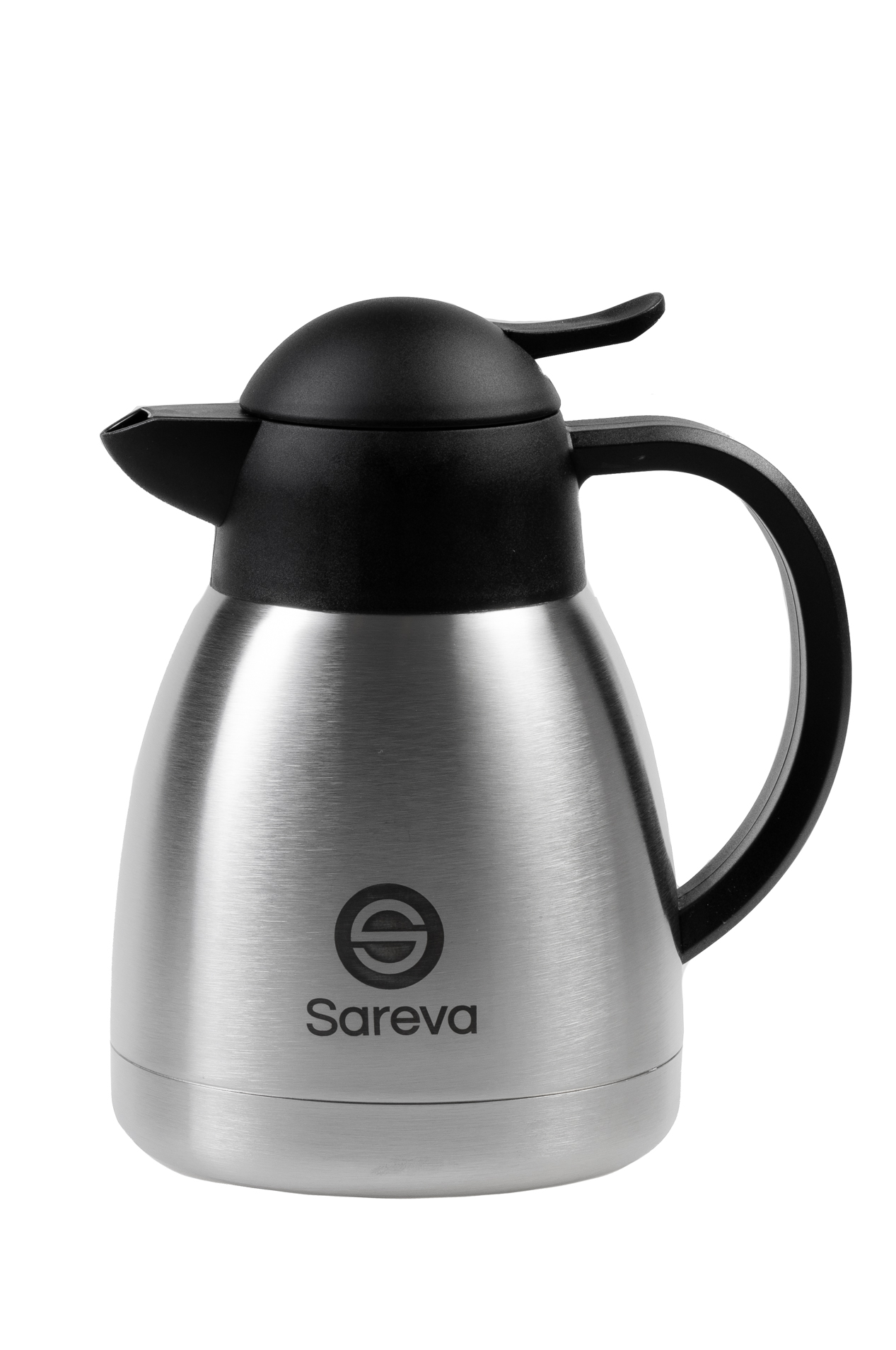 Sareva Thermoskan RVS Zwart 1 Liter Sareva Thermoskan RVS Zwart 1 Liter