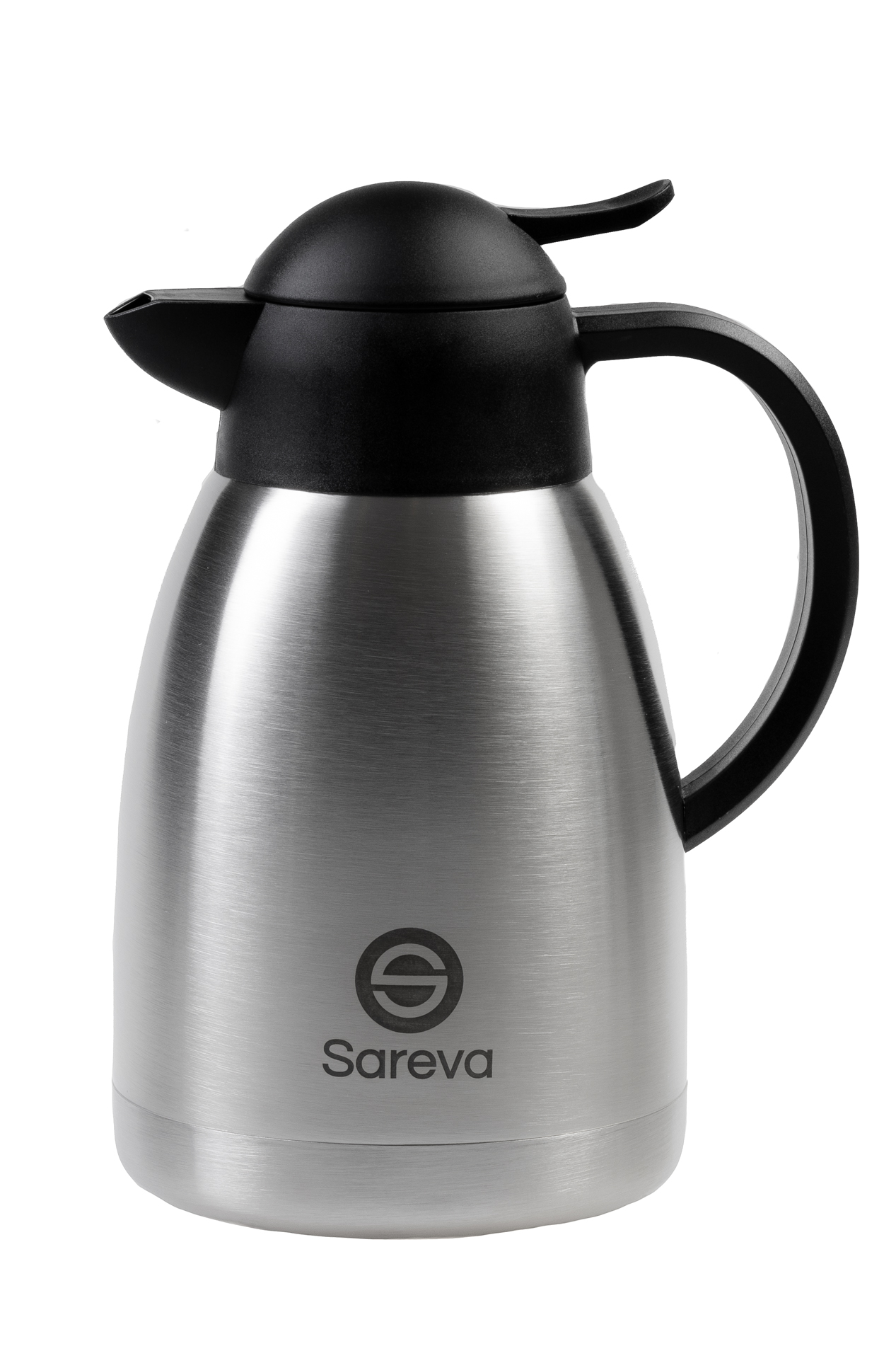Sareva Thermoskan RVS Zwart 1.5 Liter Sareva Thermoskan RVS Zwart 1.5 Liter