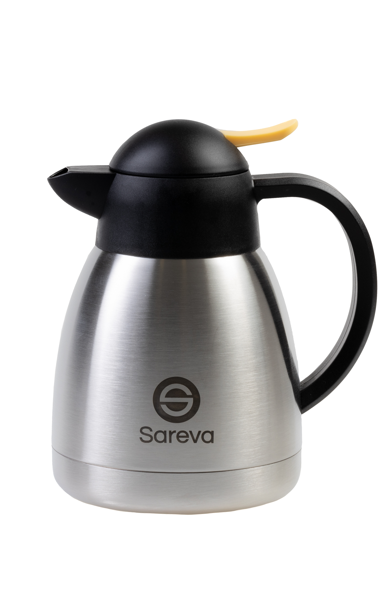 Sareva Thermoskan RVS Geel 1 Liter Sareva Thermoskan RVS Geel 1 Liter