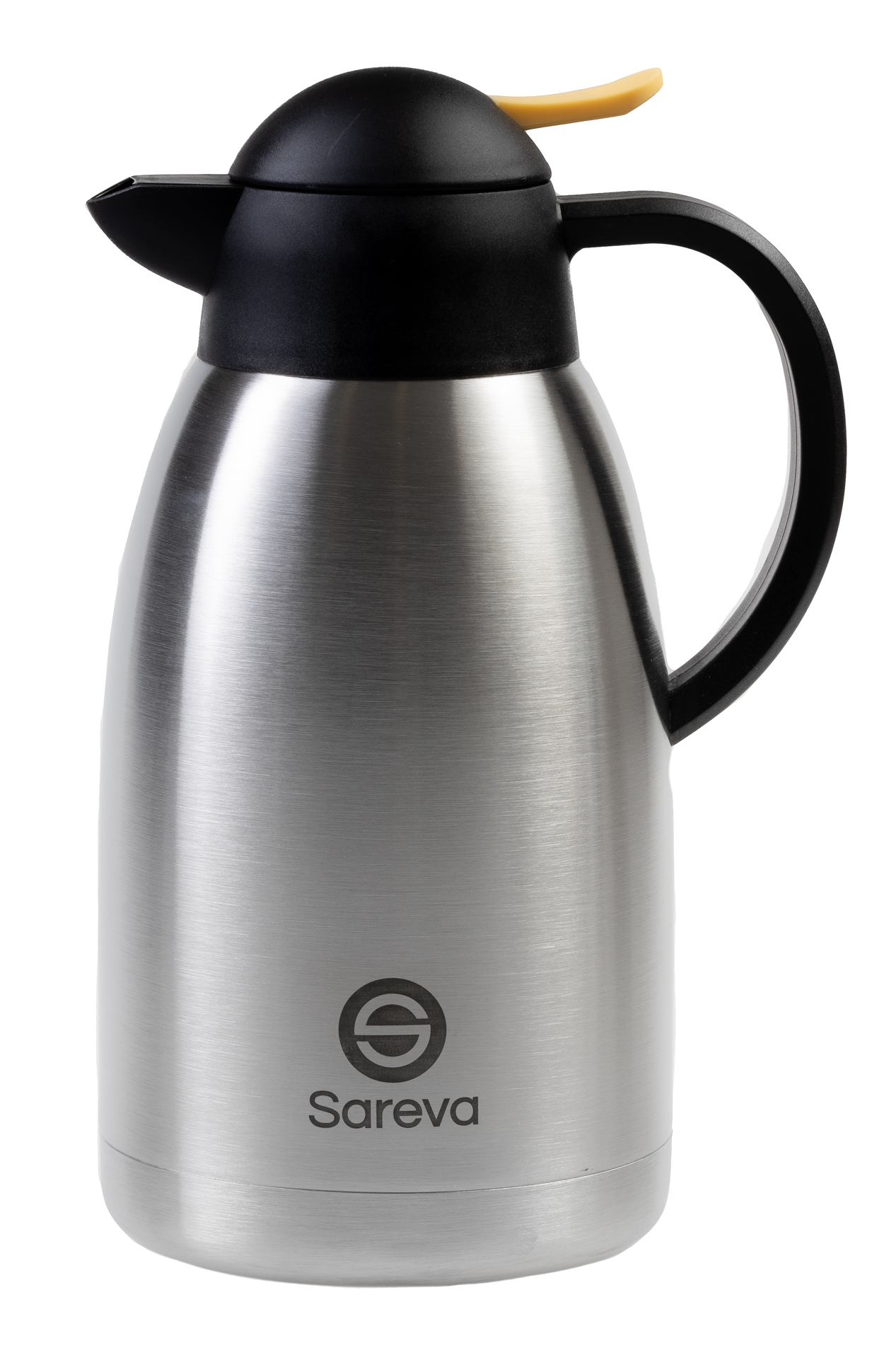 Sareva Thermoskan RVS Geel 2 Liter Sareva Thermoskan RVS Geel 2 Liter