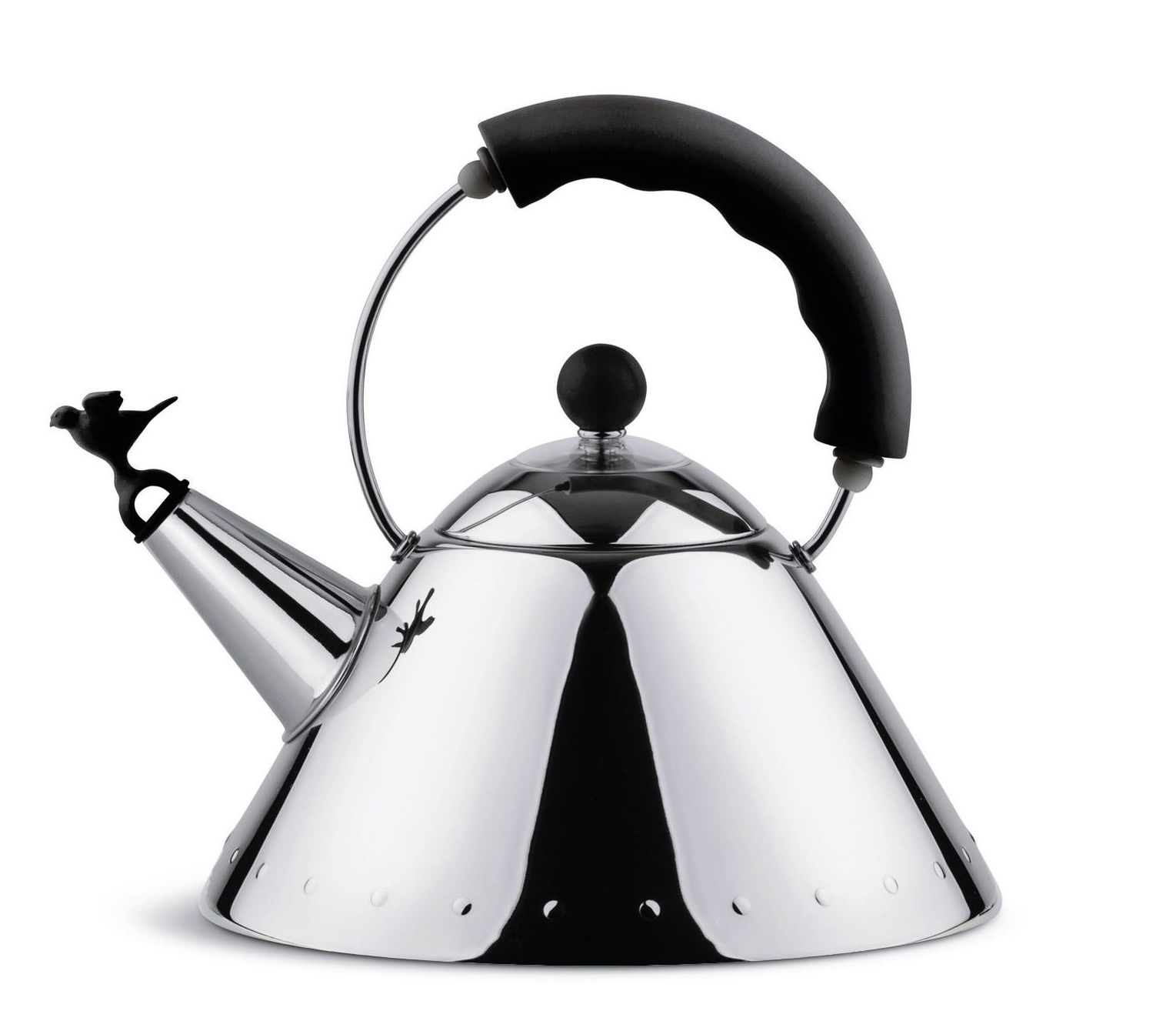 Alessi Fluitketel 9093 Zwart - 2 Liter Alessi Fluitketel 9093 Zwart - 2 Liter