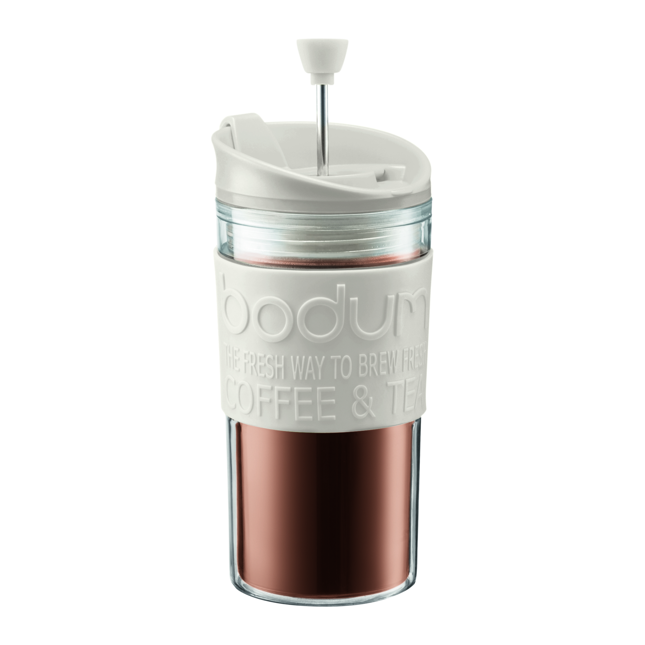 Bodum Cafetiere Travel Press Wit 350 ml Bodum Cafetiere Travel Press Wit 350 ml