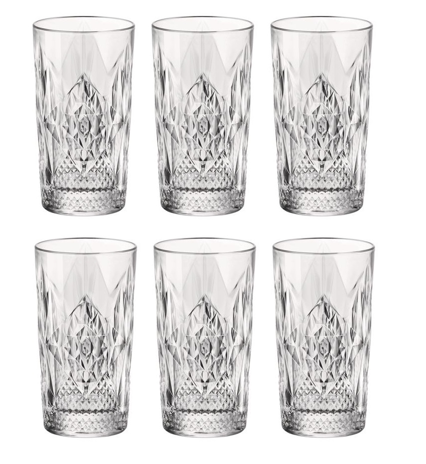 Bormioli Longdrinkglazen Stone 49 cl - 6 Stuks Bormioli Longdrinkglazen Stone 49 cl - 6 Stuks