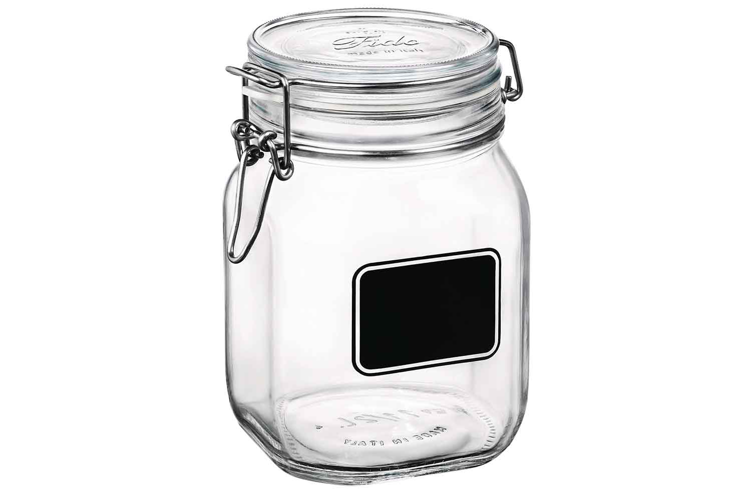 Bormioli Weckpot Krijt Fido 1 Liter Bormioli Weckpot Krijt Fido 1 Liter