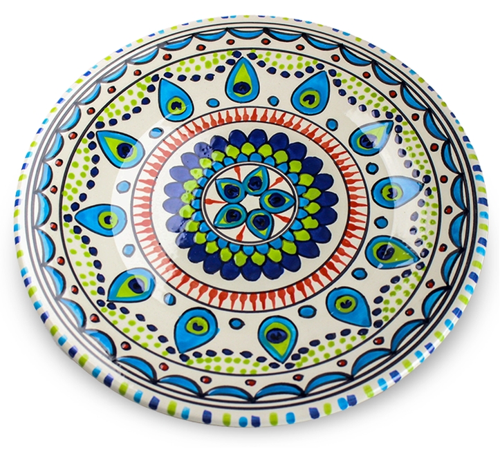 Dishes Deco Dinerbord Pavo O 28 dishes deco kopen in de aanbieding