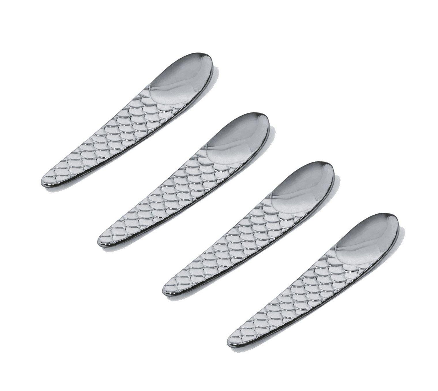 Alessi Colombina Fish Kaviaarlepels Fm2341S4 4 Stuks Door Fuksas alessi kopen in de aanbieding Alessi Colombina Fish Kaviaarlepels Fm2341S4 4 Stuks Door Fuksas alessi kopen in de aanbieding