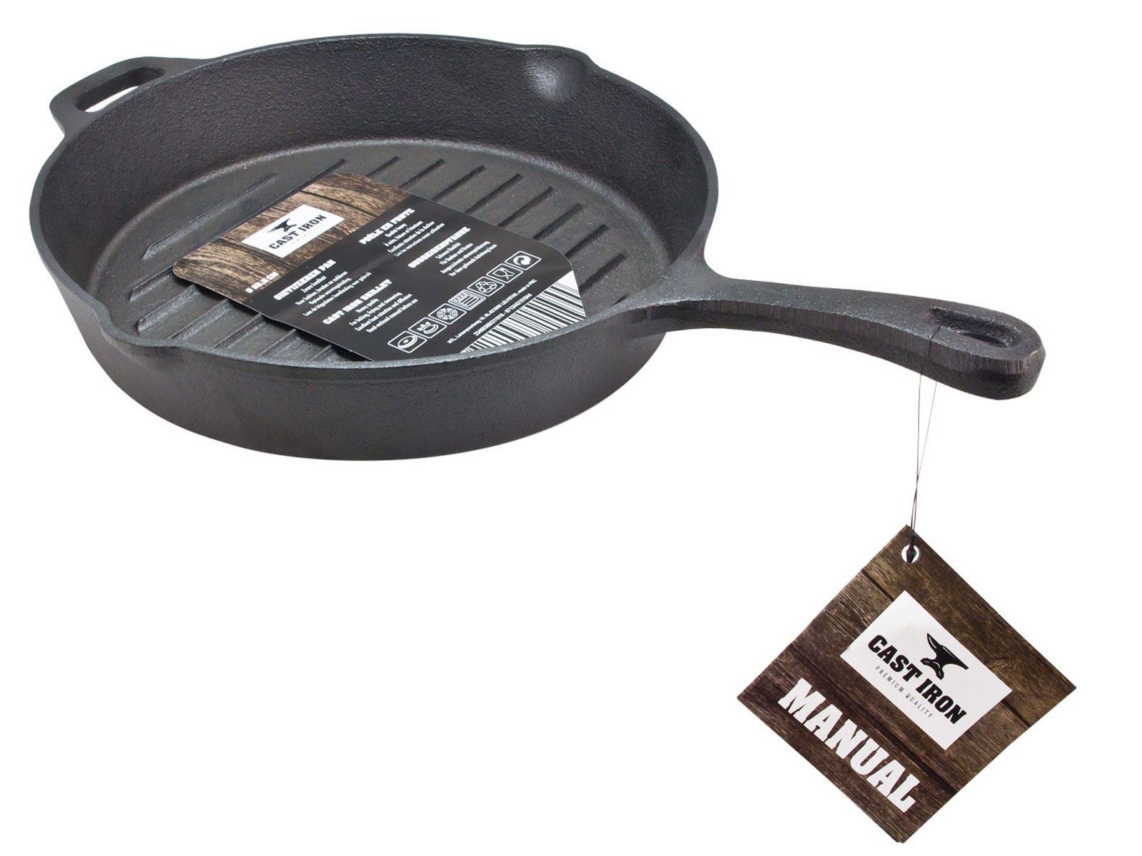Grillpan Gietijzer Ø 26.5 cm Grillpan Gietijzer Ø 26.5 cm