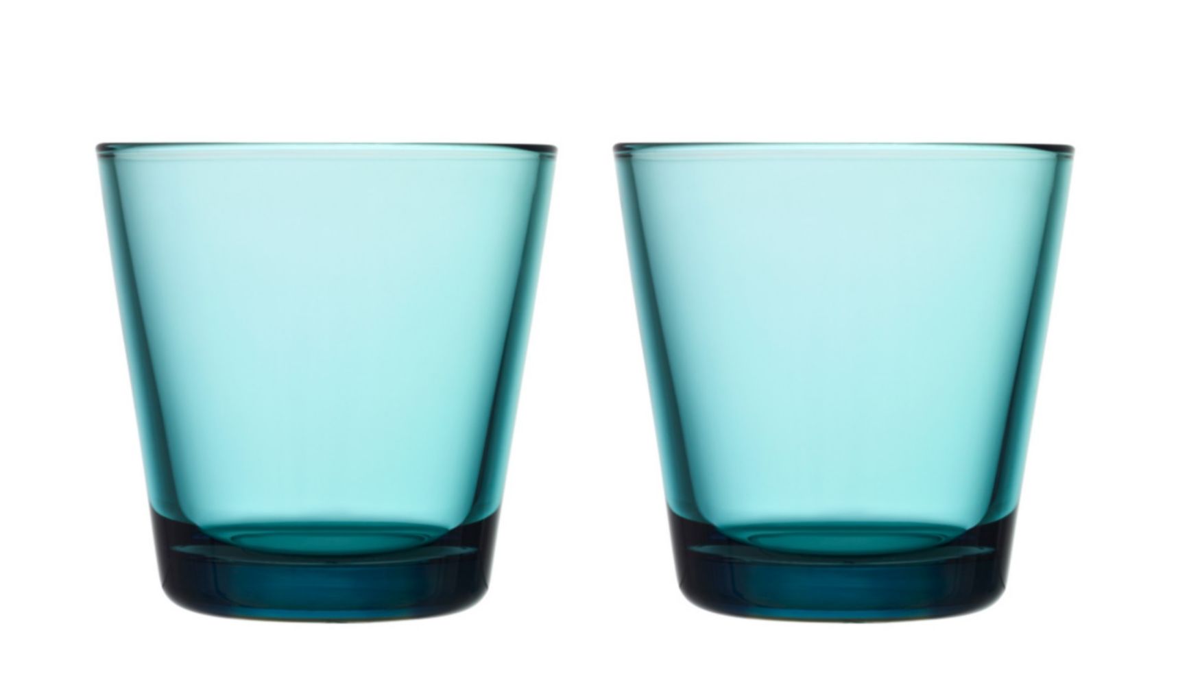 Iittala Glazen Kartio Zeeblauw 21cl - 2 Stuks Iittala Glazen Kartio Zeeblauw 21cl - 2 Stuks