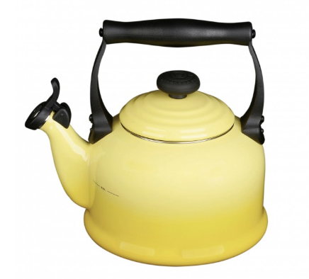 Le Creuset Fluitketel Tradition Geel 21 Liter le creuset kopen in de aanbieding
