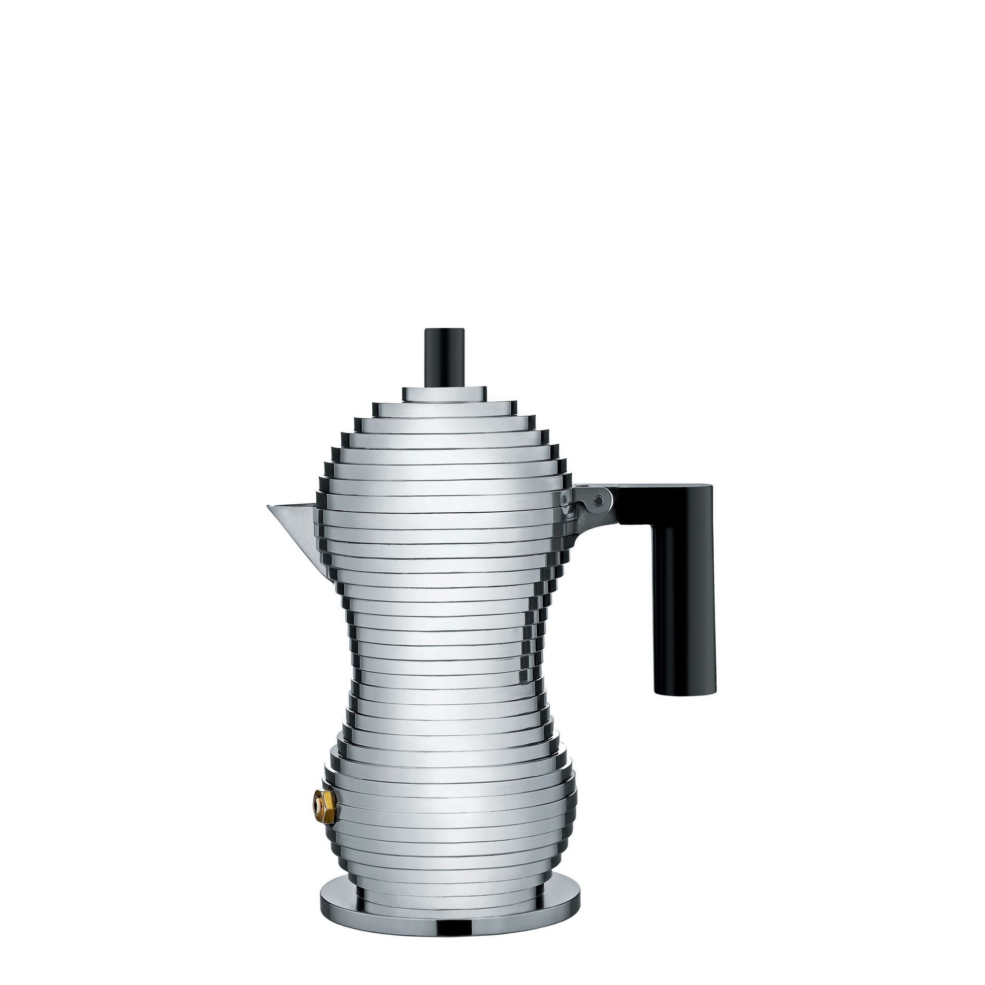 Alessi Percolator MDL02/1 Zwart Pulcina Door Michele De Lucchi - 1 Kops Alessi Percolator MDL02/1 Zwart Pulcina Door Michele De Lucchi - 1 Kops