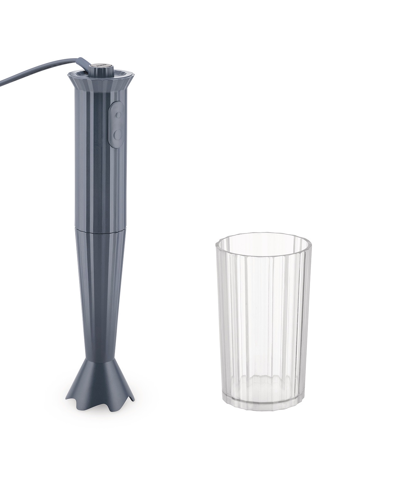 Alessi Staafmixer Plissé Grijs - Basis Alessi Staafmixer Plissé Grijs - Basis