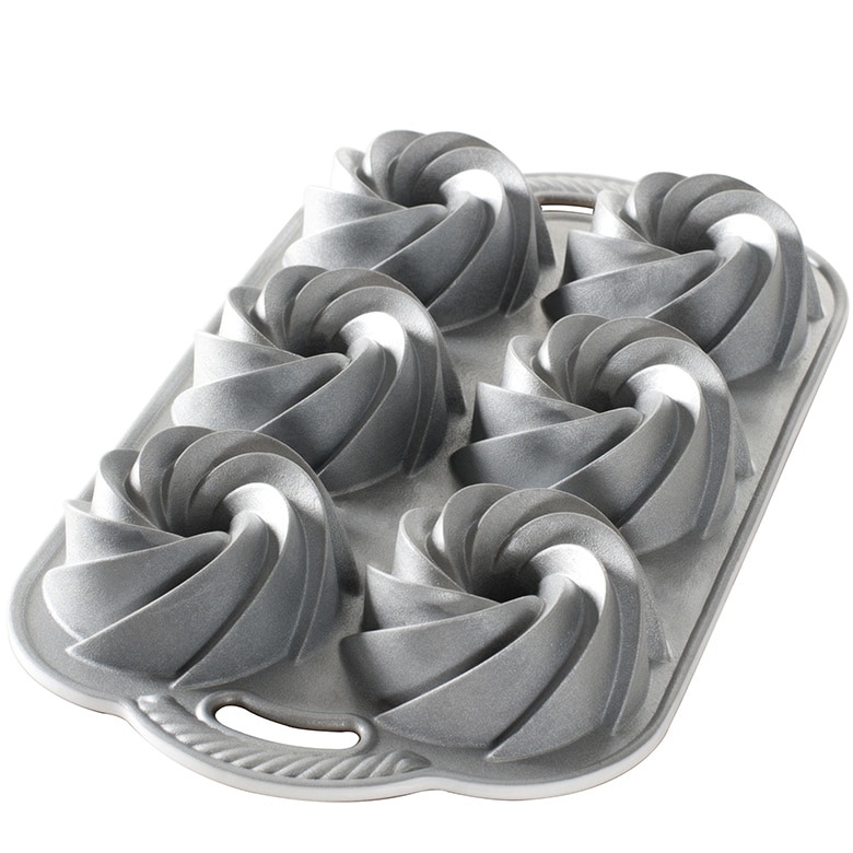 Nordic Ware Bakvorm Heritage Bundtlette Zilver Nordic Ware Bakvorm Heritage Bundtlette Zilver