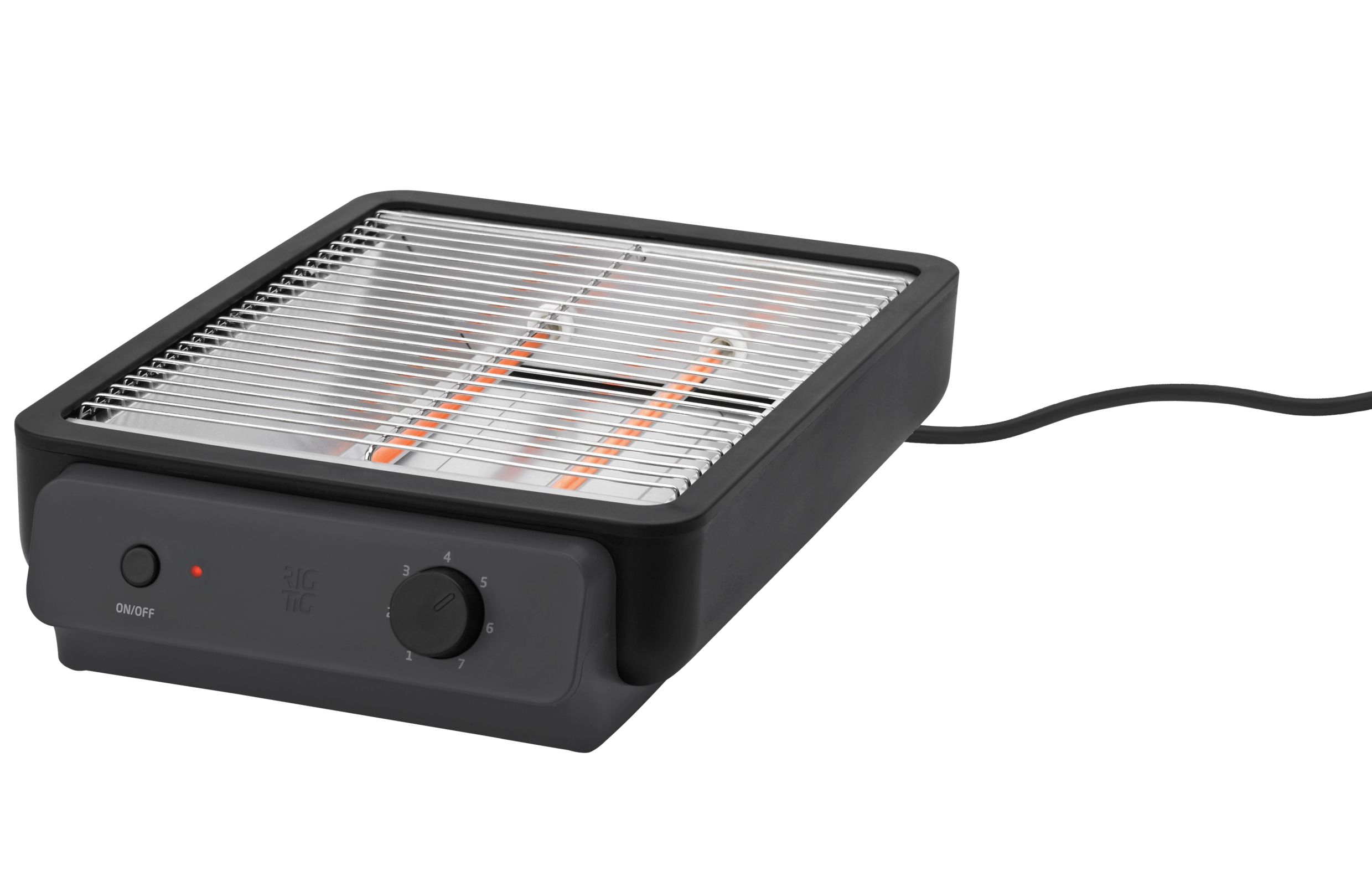 Rig-Tig Broodrooster Foodie Zwart Rig-Tig Broodrooster Foodie Zwart