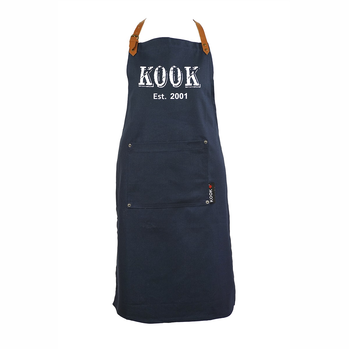 Kook Keukenschort Vintage Blauw kook kopen in de aanbieding
