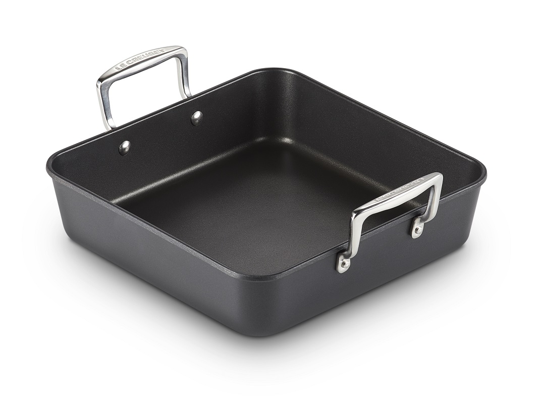 Le Creuset Vierkante Braadslede Zwart 26x26cm Le Creuset Vierkante Braadslede Zwart 26x26cm