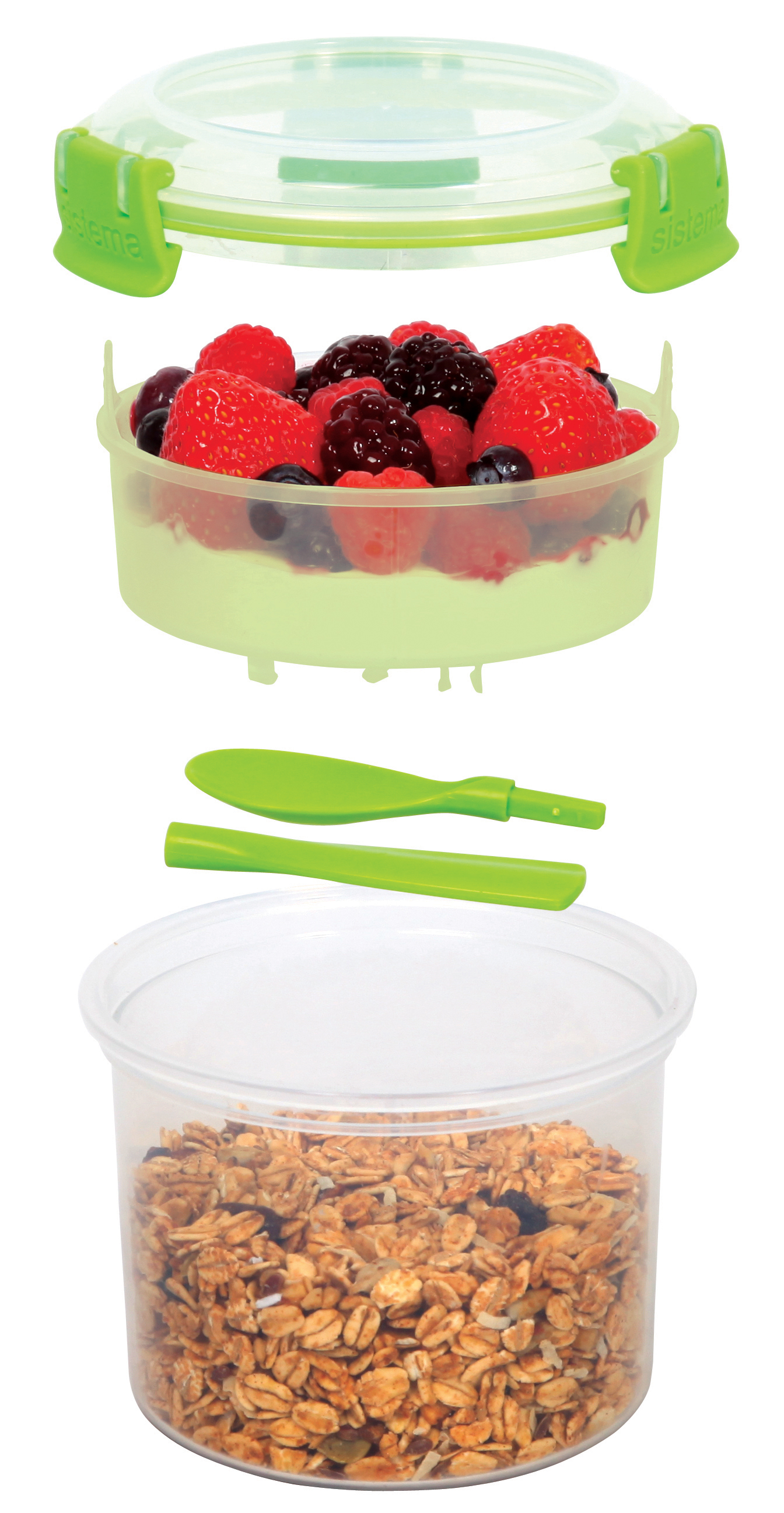 Sistema Muesli Beker To Go Groen Sistema Muesli Beker To Go Groen