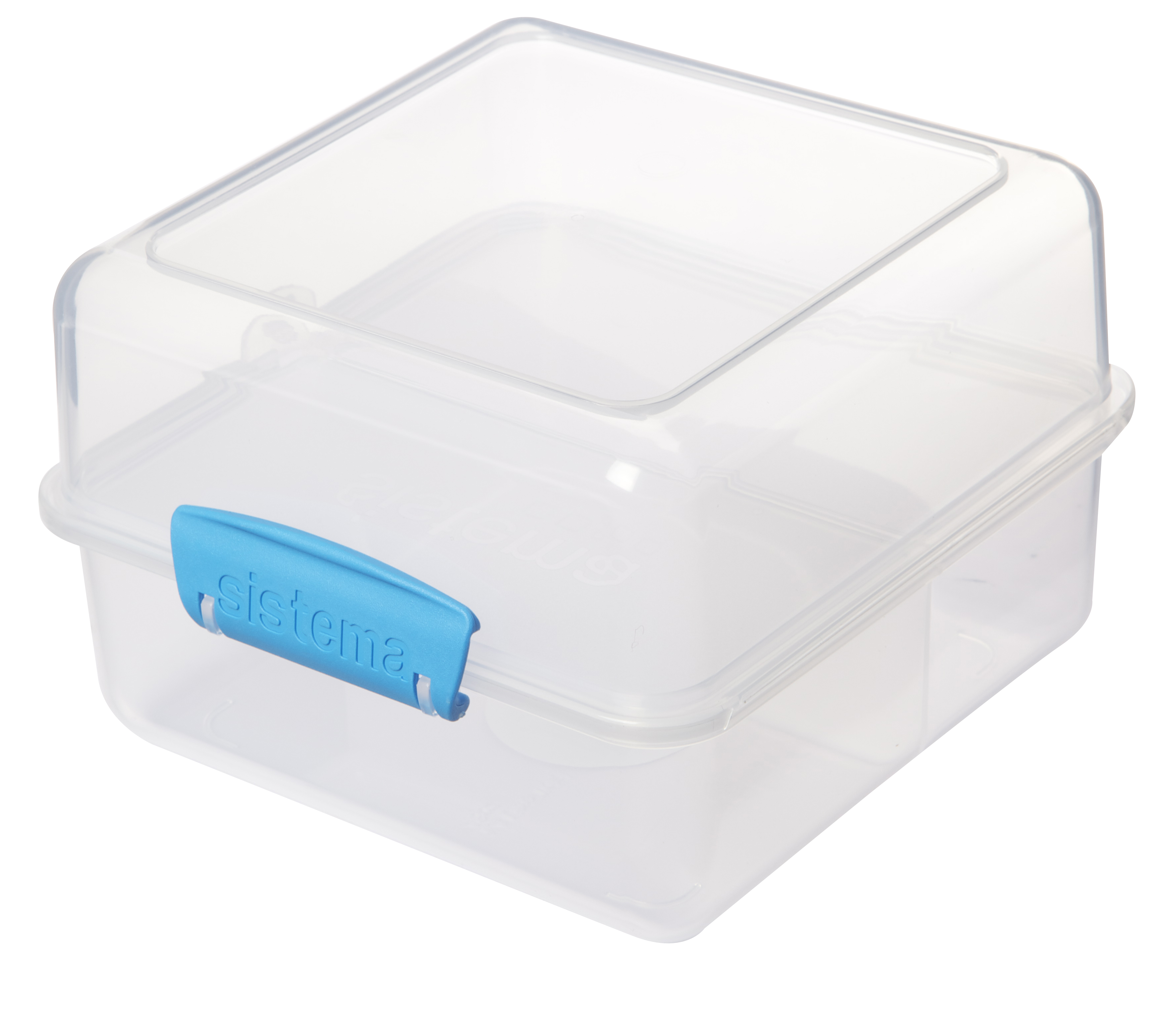 Sistema Lunchbox To Go Cube Blauw Sistema Lunchbox To Go Cube Blauw