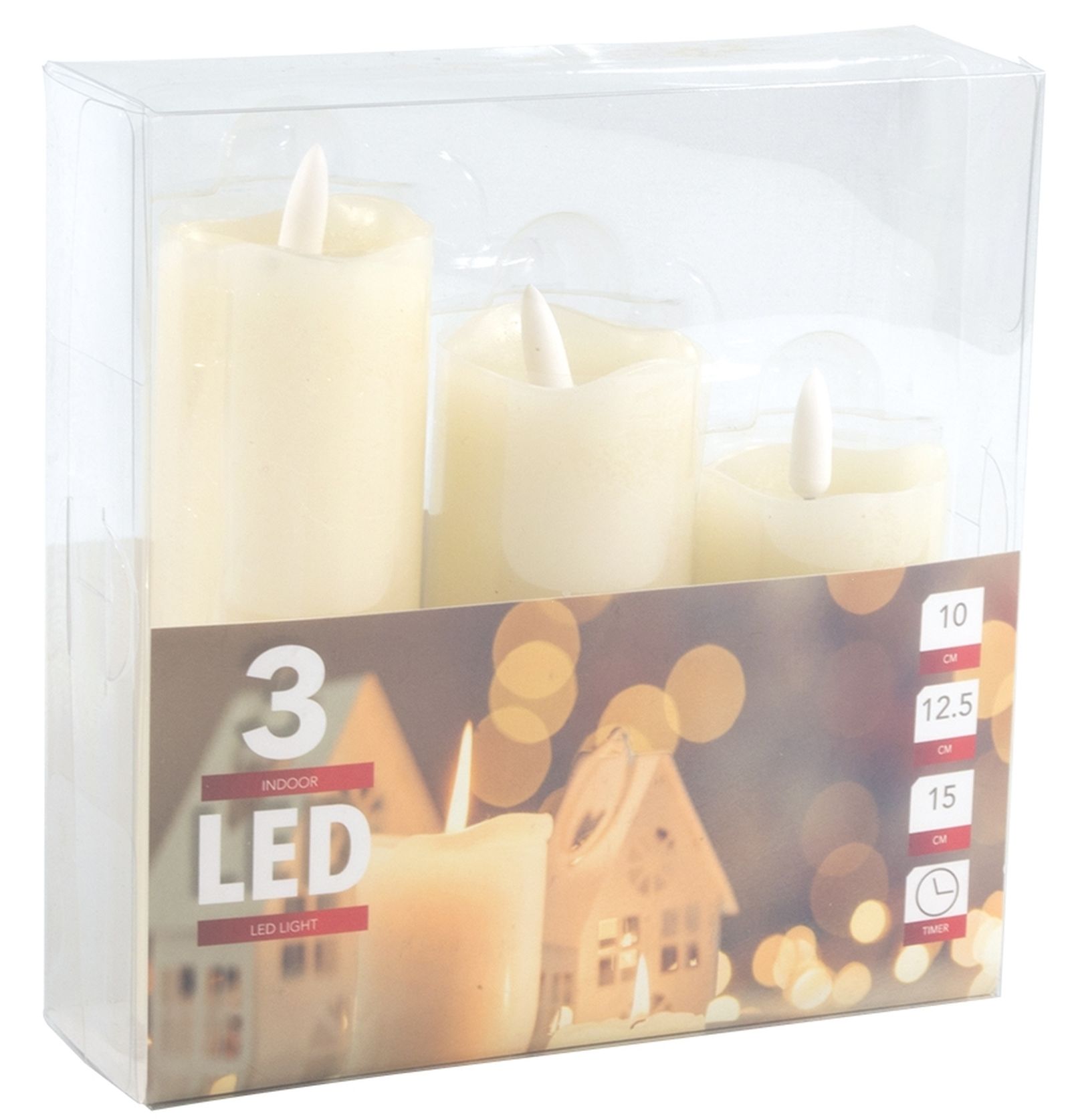 Stompkaars 3 maten - 3 Stuks Stompkaars 3 maten - 3 Stuks