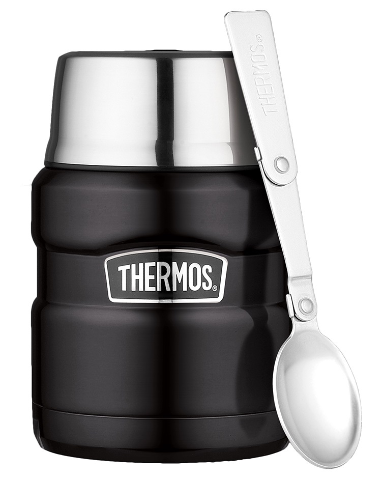 Thermos Voedseldrager King Zwart Mat 450 ml Thermos Voedseldrager King Zwart Mat 450 ml