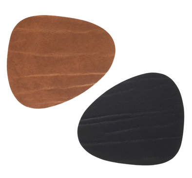 Lind Dna Onderzetter Buffalo Leer 11X13Cm Zwartnature lind dna kopen in de aanbieding