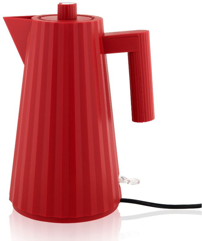 Alessi Plisse Mdl06 R Waterkoker 17L Rood alessi kopen in de aanbieding
