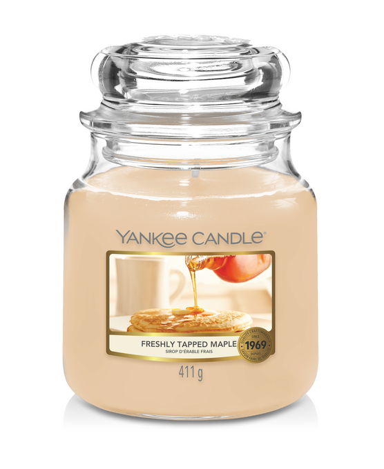 Yankee Candle Geurkaars Medium Freshly Tapped Maple Yankee Candle Geurkaars Medium Freshly Tapped Maple