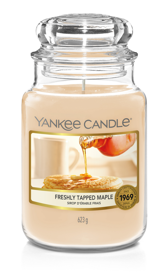 Yankee Candle Duftkerze Groß Freshly Tapped Maple