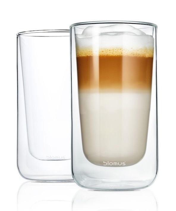 Blomus Nero Dubbelwandig Latte Macchiatoglas 32Cl 2 Stuks blomus kopen in de aanbieding