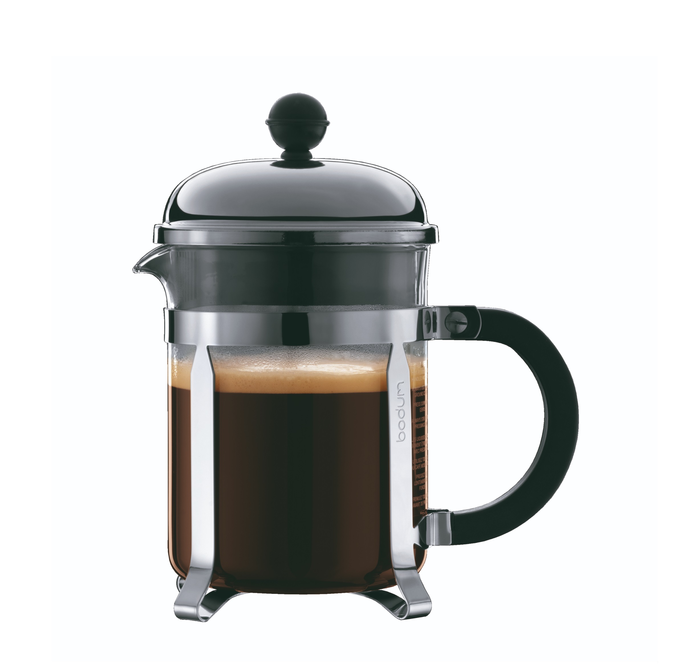 Bodum Cafetiere Chambord RVS Zwart 500 ml Bodum Cafetiere Chambord RVS Zwart 500 ml