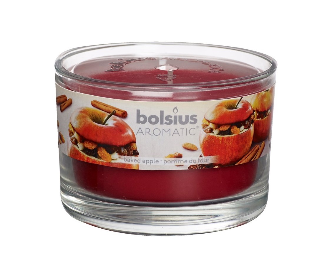 Bolsius Geurkaars In Glas Aromatic Baked Apple 6390 Mm bolsius kopen in de aanbieding