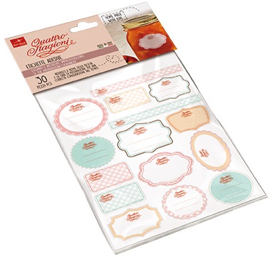 Bormioli Stickers Quattro Stagioni - 30 Stuks Bormioli Stickers Quattro Stagioni - 30 Stuks