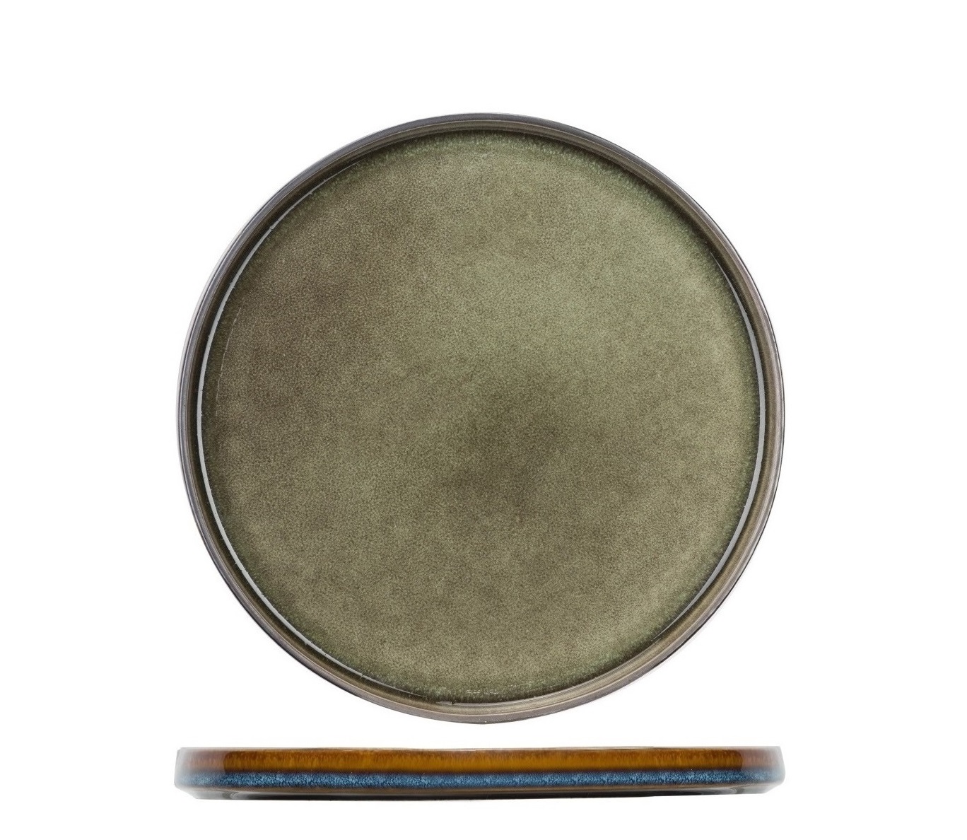 Cosy & Trendy Dessertbord Quintana Green Ø 14 cm Cosy & Trendy Dessertbord Quintana Green Ø 14 cm