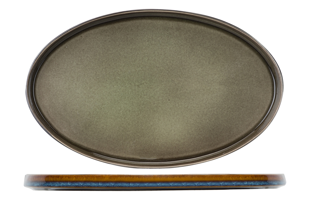 Cosy & Trendy Serveerschaal Quintana Green 30 x 19 cm Cosy & Trendy Serveerschaal Quintana Green 30 x 19 cm