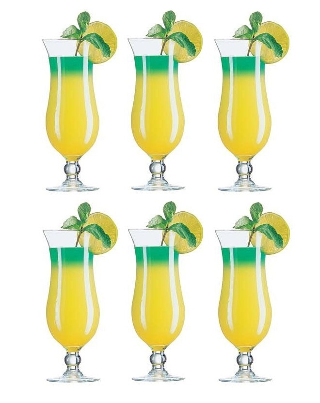 Arcoroc Cocktailglas Hurricane 440 ml - 6 Stuks Arcoroc Cocktailglas Hurricane 440 ml - 6 Stuks